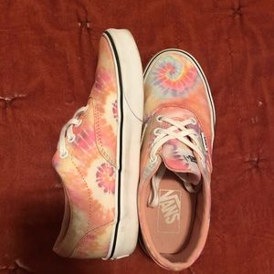 Vans tie dye shoes